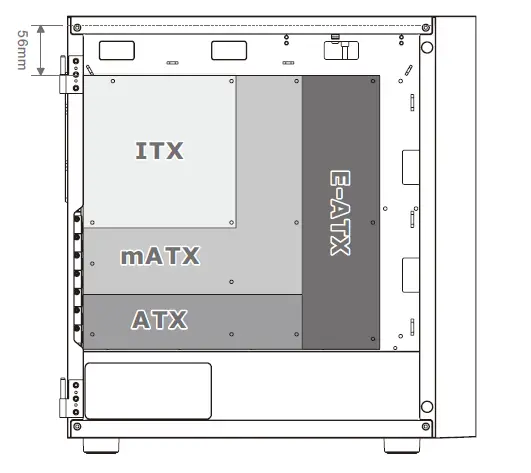 thermaltake CA-1T9-00M6WN-01 H570 TG ARGB Mid Tower Chassis fig 4