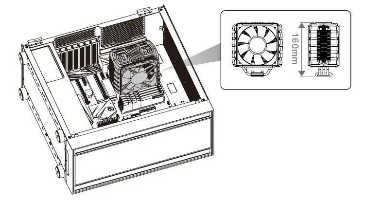 thermaltake CA-1T9-00M6WN-01 H570 TG ARGB Mid Tower Chassis fig 5