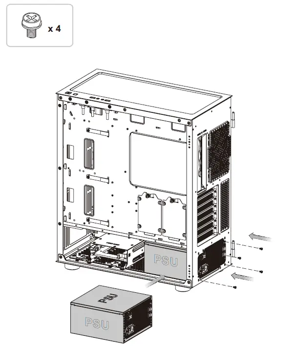 thermaltake CA-1T9-00M6WN-01 H570 TG ARGB Mid Tower Chassis fig 9