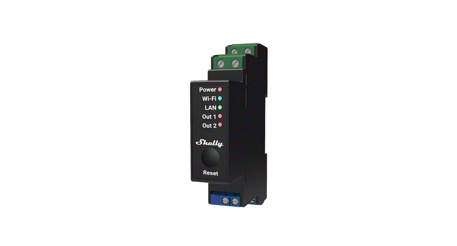 Shelly Pro 2 Din Mountable 2 Circuit Wifi Smart Relay User Guide