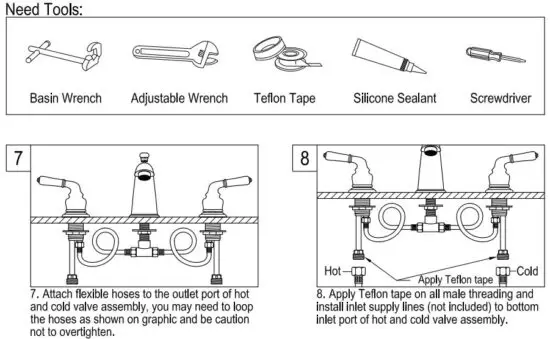 FIG 4 BEFORE BEGINNING INSTALLATION
