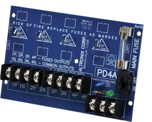 Altronix PD4CB Power Distribution Modules product