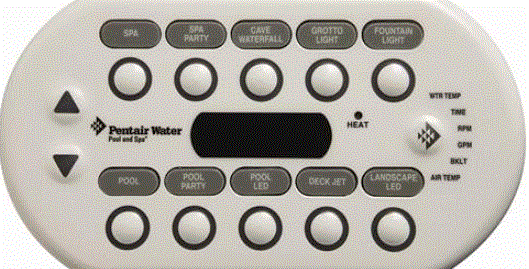 Is4 Spa Side Remote Control For Use With Pentair Control Systems User Guide