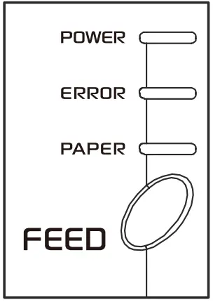 sewoo SLK TS400 Thermal Receipt Printer - Control Panel