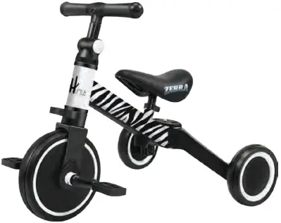 HURTLE 3 in 1 Kid Tricycles Toddler Bike E 2