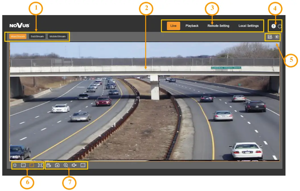 NOVUS NVIP 5VE 4501 Vandal Proof IP Camera - Remote Preview