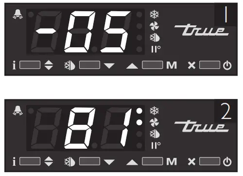 true STG1H 2HG Glass-Door Insulated Reach In Heated Holding Cabinet - CONTROL1