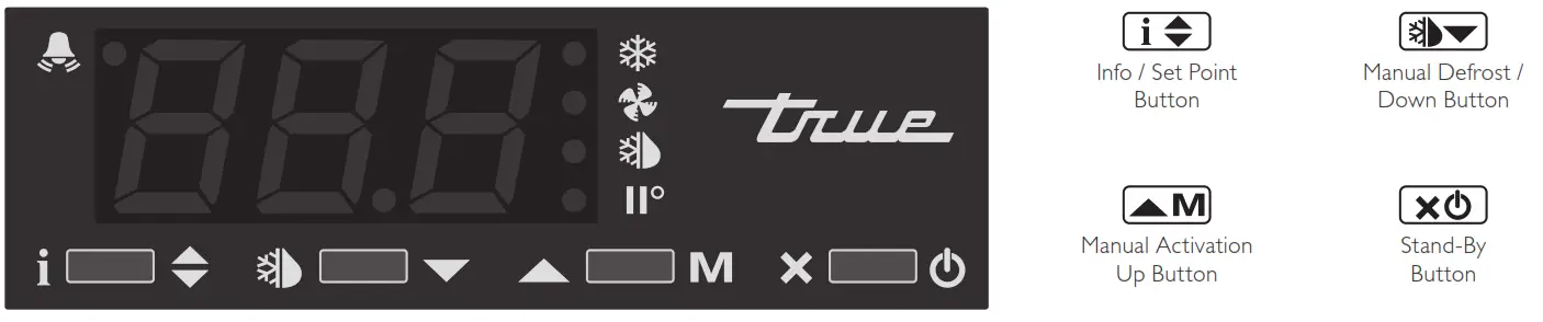 true STG1H 2HG Glass-Door Insulated Reach In Heated Holding Cabinet - LAE Control1