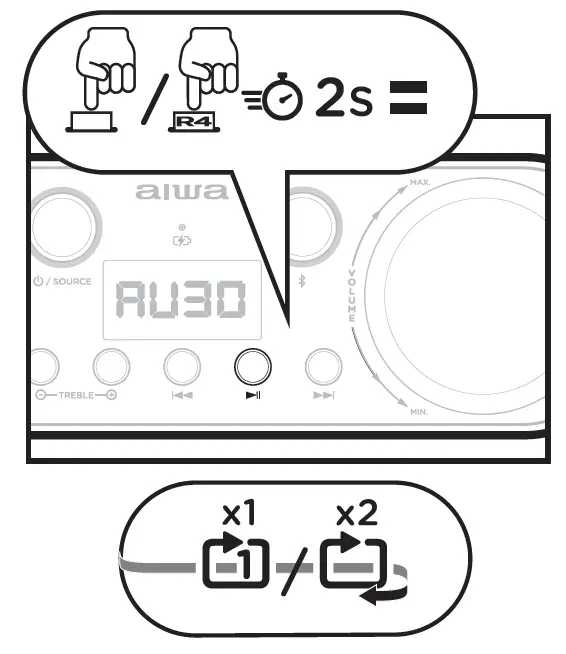 aiwa BSTU-800 Bluetooth Rechargeable Speaker 13