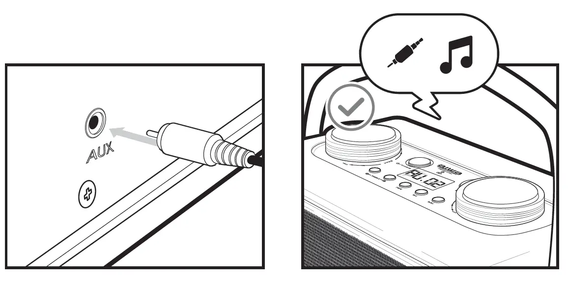 aiwa BSTU-800 Bluetooth Rechargeable Speaker 16