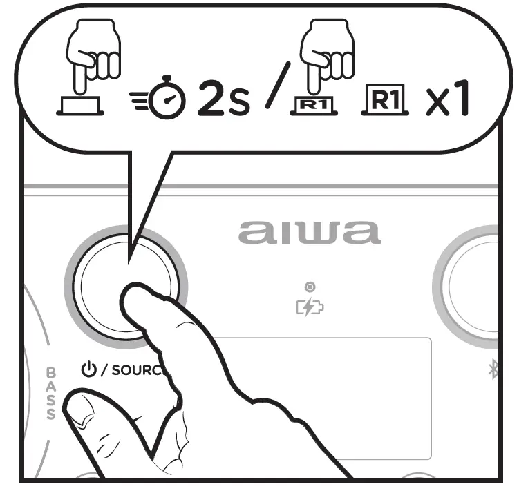 aiwa BSTU-800 Bluetooth Rechargeable Speaker 4