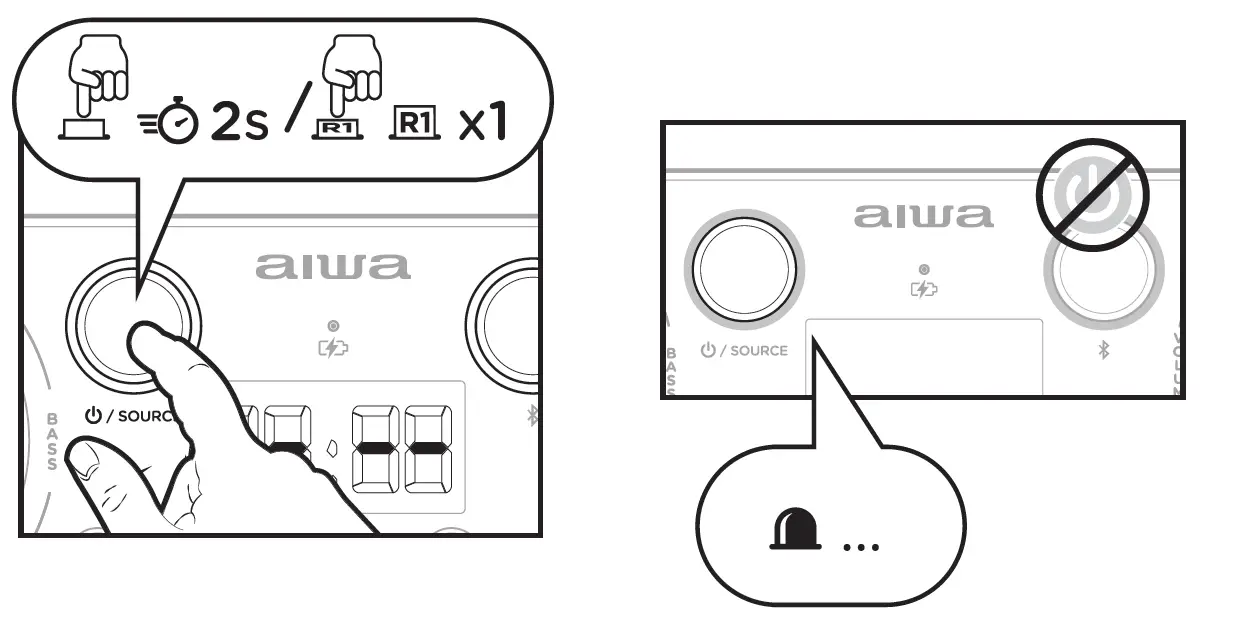 aiwa BSTU-800 Bluetooth Rechargeable Speaker 5