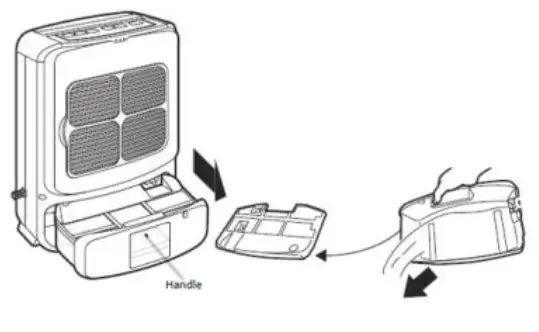 Goldair GD320 Desiccant Dehumidifier 8L 2
