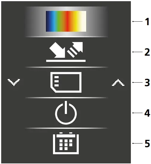 Laserliner ThermoVisualizer Pocket Thermal Imaging Camera - Main Menu