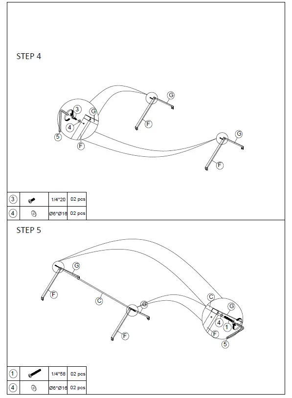 Qualler BEL286771B Metal Platform Bed IMG (3)