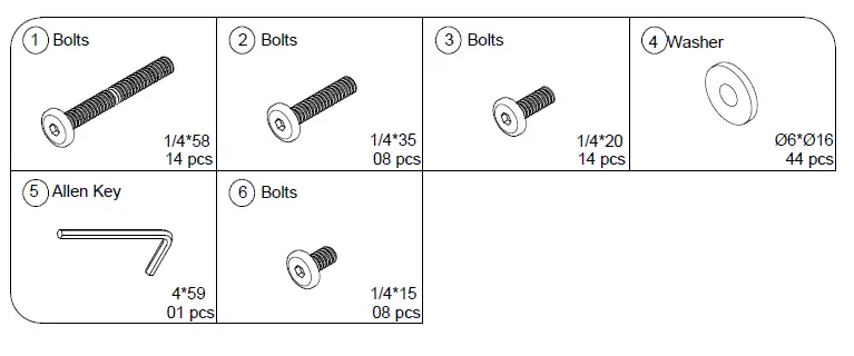 Qualler BEL286771B Metal Platform Bed fig (4)