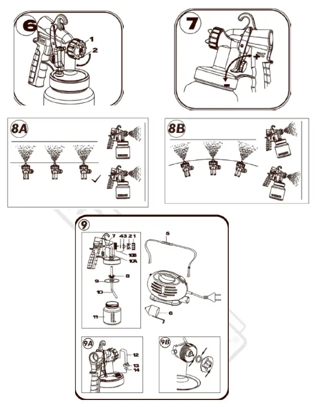 BORMANN BPG6000 Electric Paint Gun - Fig 2