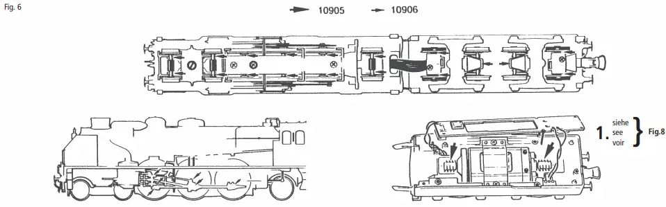 Roco 73078 SNCF Model Train 231E 40 Type Steam locomotive HO Gauge Motor Vehicle-fig8