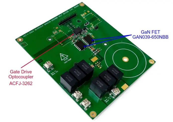BROADCOM ACFJ-3262 Nexperia GAN 039-650NBB Half Bridge Evaluation Board - Fig