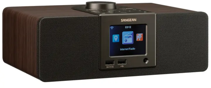 Sangean WFR-32 7-Watt Stereo Wood Cabinet Wi-Fi Internet Radio.