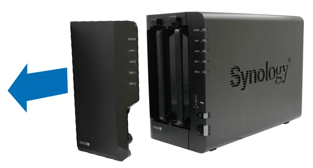 Synology NAS DS220 - Install Drives