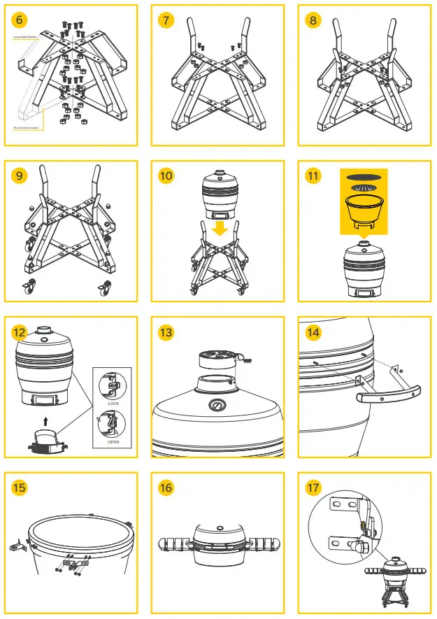 Maxima Premium Kamado BBQ 56 cm - INSTALLATION
