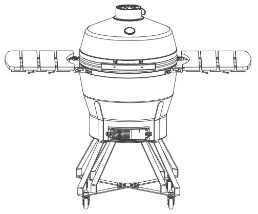 Maxima Premium Kamado BBQ 56 cm