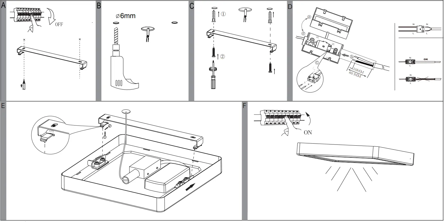 EGLO 900183 FUEVA 5 Surface-Mounted Light - fig 2
