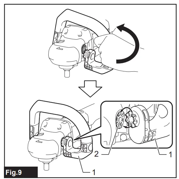 Installing lope handle