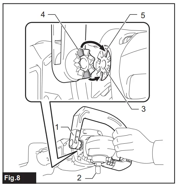 Installing lope handle