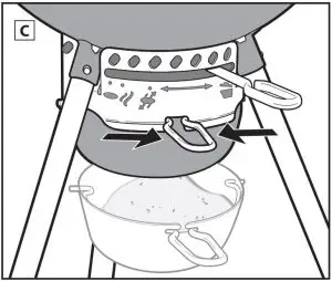 FIG 53 Preparing the Grill for Lighting