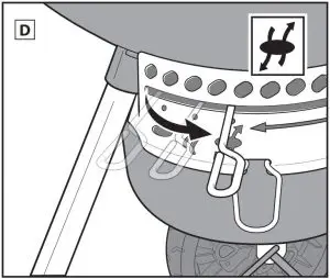 FIG 54 Preparing the Grill for Lighting