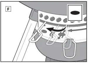 FIG 71 Arranging the Charcoal for Direct Heat