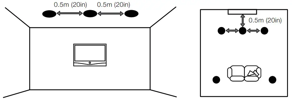 Bowers Wilkins CCM362 CCM382 Ceiling Speaker -Multi-channel Audio Applications
