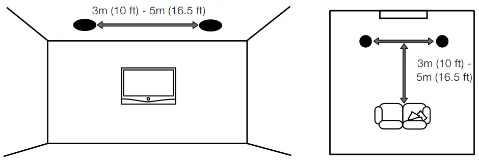 Bowers Wilkins CCM362 CCM382 Ceiling Speaker -Stereo Audio Applications
