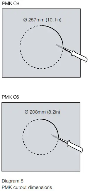 Bowers Wilkins CCM362 CCM382 Ceiling Speaker -Using a Pre-mount Kit 8