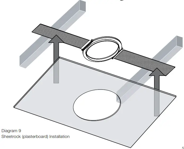 Bowers Wilkins CCM362 CCM382 Ceiling Speaker -Using a Pre-mount Kit 9