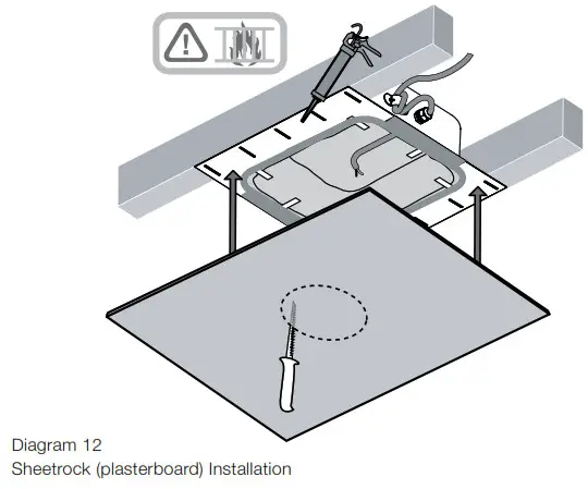Bowers Wilkins CCM362 CCM382 Ceiling Speaker -Using a Pre-mount Kit M12