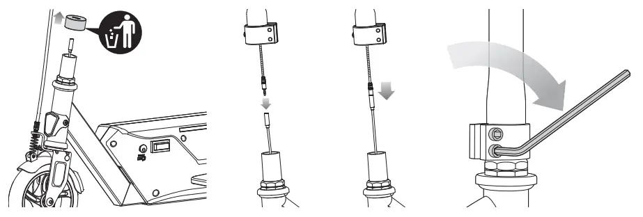 Razor Power Core E90 Sprint Side By Side Stance Electric Hub Motor Scooter - Fig 3