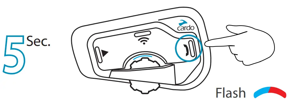 cardo Freecom 4 Plus 4 Way Intercom Communication System - Fig 1
