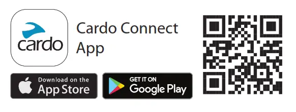 cardo Freecom 4 Plus 4 Way Intercom Communication System - QR