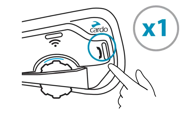 cardo Freecom 4 Plus 4 Way Intercom Communication System -utton any Pr 3