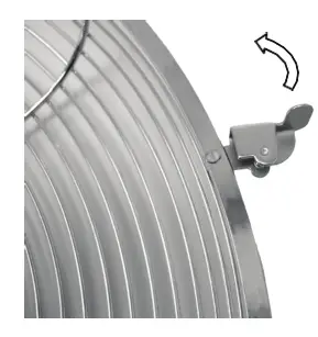 anko YS-1201GD BK (Black) 30cm bench fan - 12