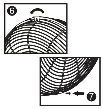 anko YS-1201GD BK (Black) 30cm bench fan - 6