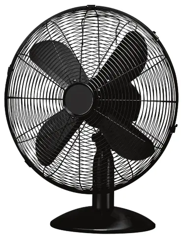 anko YS-1201GD BK (Black) 30cm bench fan - 7