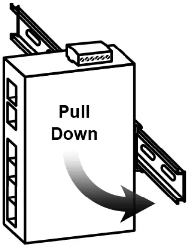 Stable the Switch on DIN-Rail