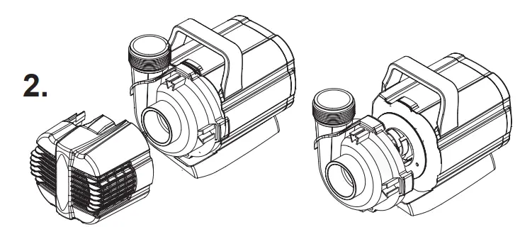 Oase 45421 1650 GPH Waterfall Pump Cleaning the pump