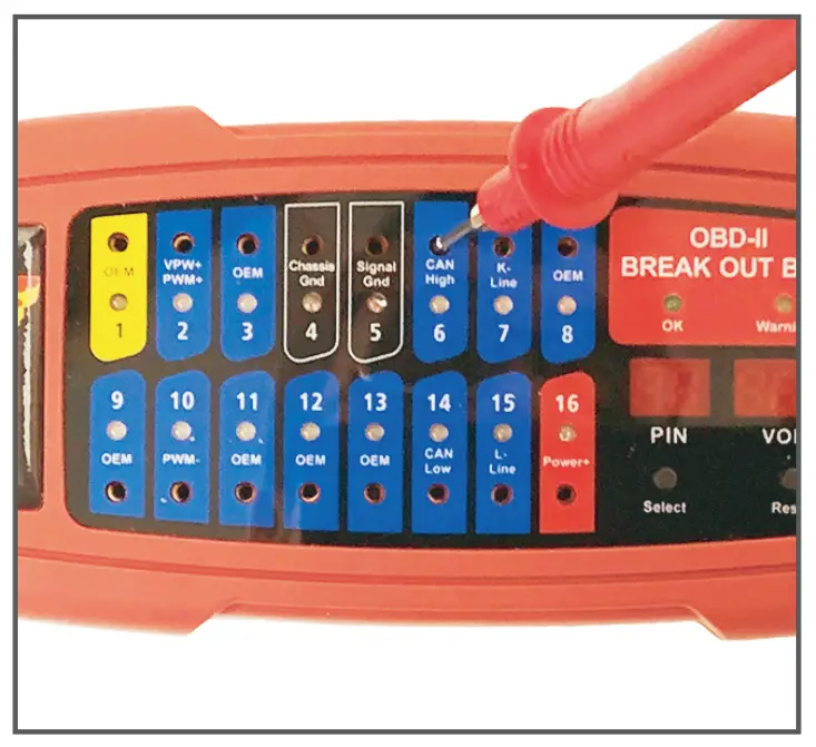 POWER PROBE OBD II Break Out Box - Fig