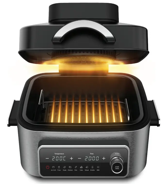 mila MLA 66AG 6L Air Grill with Digital Touch Controls - Icon 6