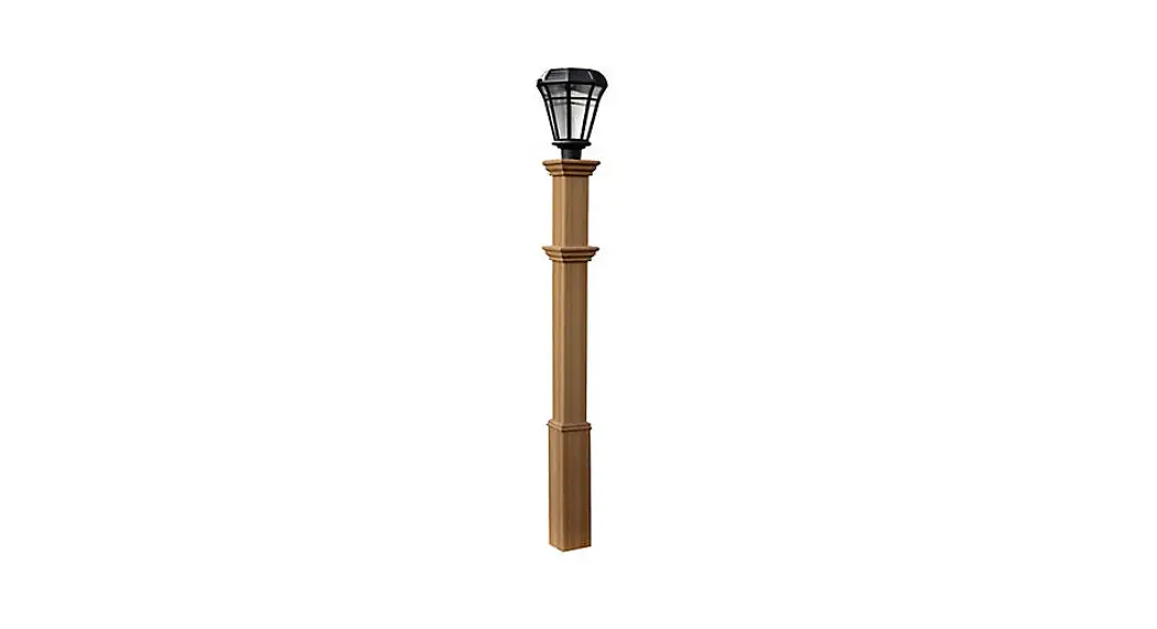 New England Arbors Burton Lamp Post Installation Guide